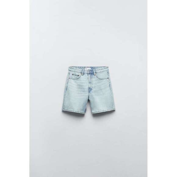 MID-RISE REGULAR FIT TRF SHORTS - Picture 3 of 9